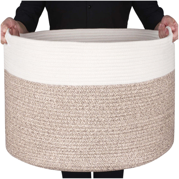 MINTWOOD Design extra-large storage bin keeps bulky items organized.