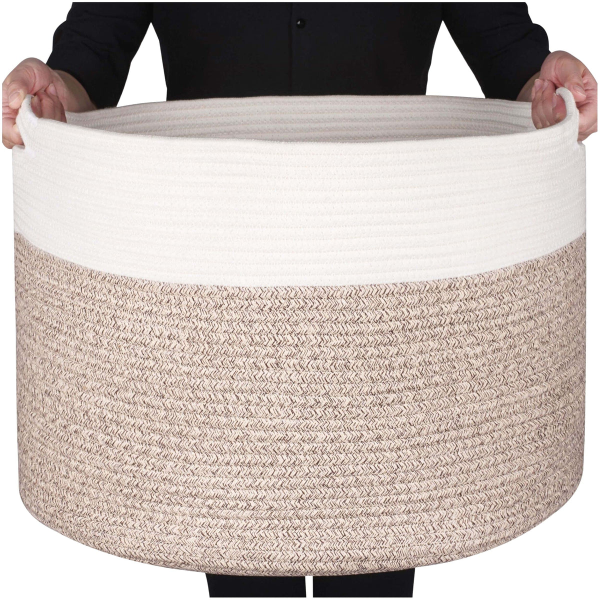 MINTWOOD Design extra-large storage bin keeps bulky items organized.