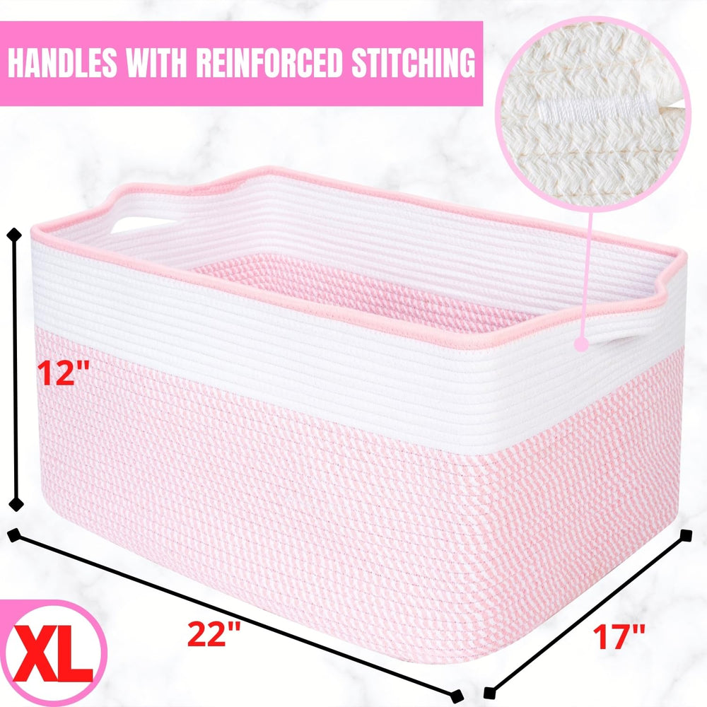 MINTWOOD Design large basket folds for easy storage and travel.