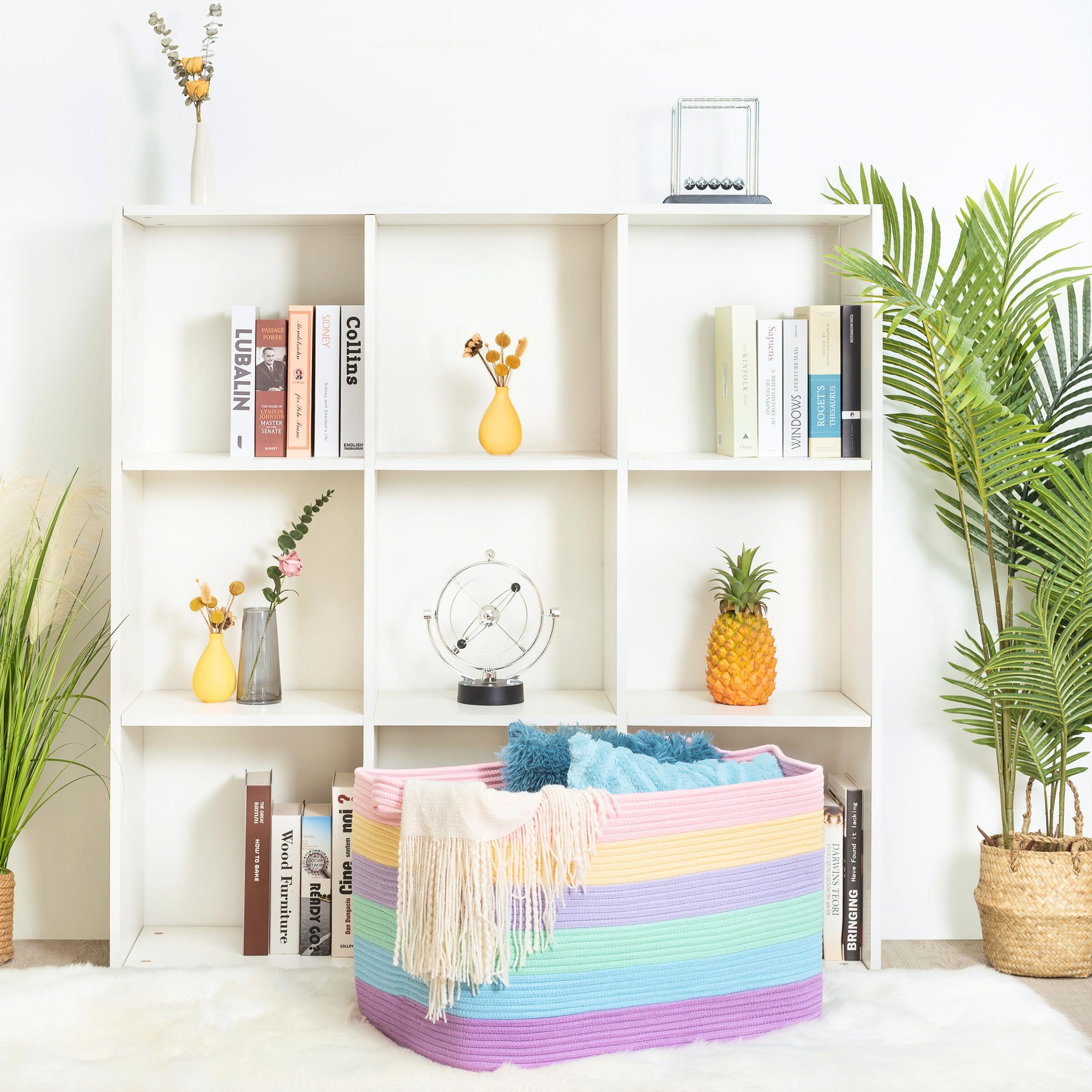 MINTWOOD Design living-room basket complements modern decor.