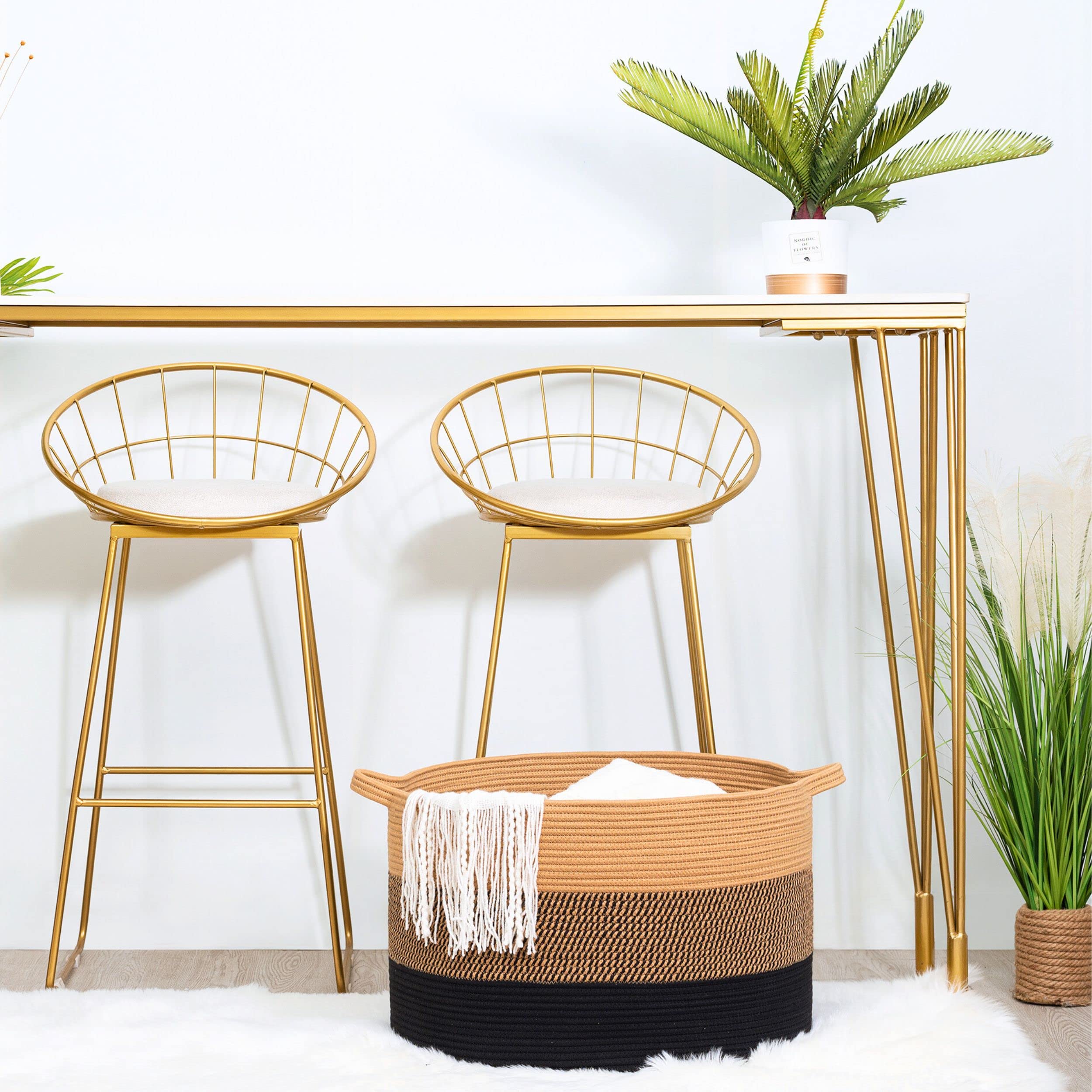 Mintwood Design soft cotton rope texture adds tactile appeal