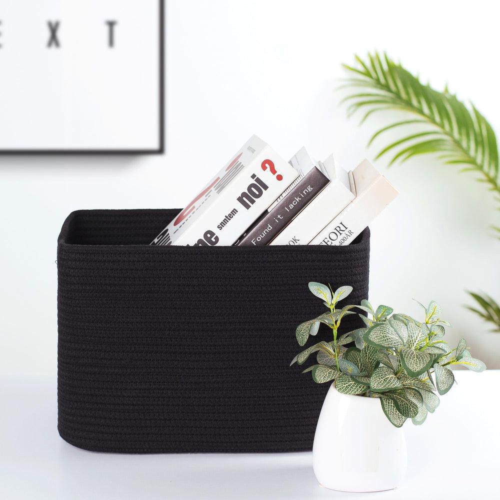 MINTWOOD Design 3-pack baskets for playroom display and easy cleanup.