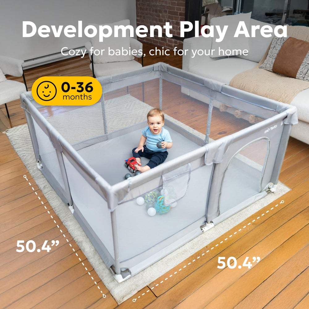 MioTetto balls and hangers included to enrich playtime