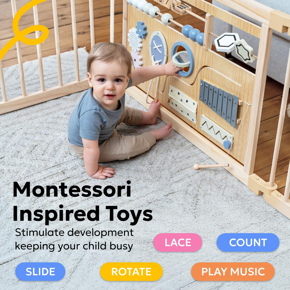 MioTetto playyard in a cozy nursery setting for growth and play.