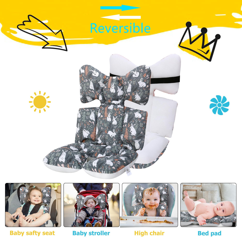 Miracle Baby 3D air mesh keeps air flowing for breathable comfort.