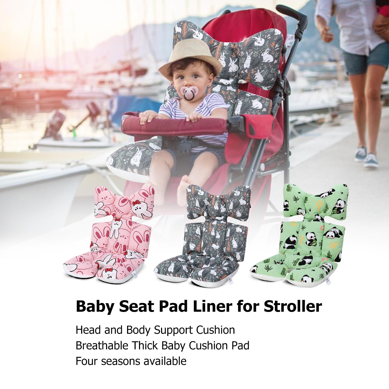 Miracle Baby easy installation with back buckle prevents sliding.