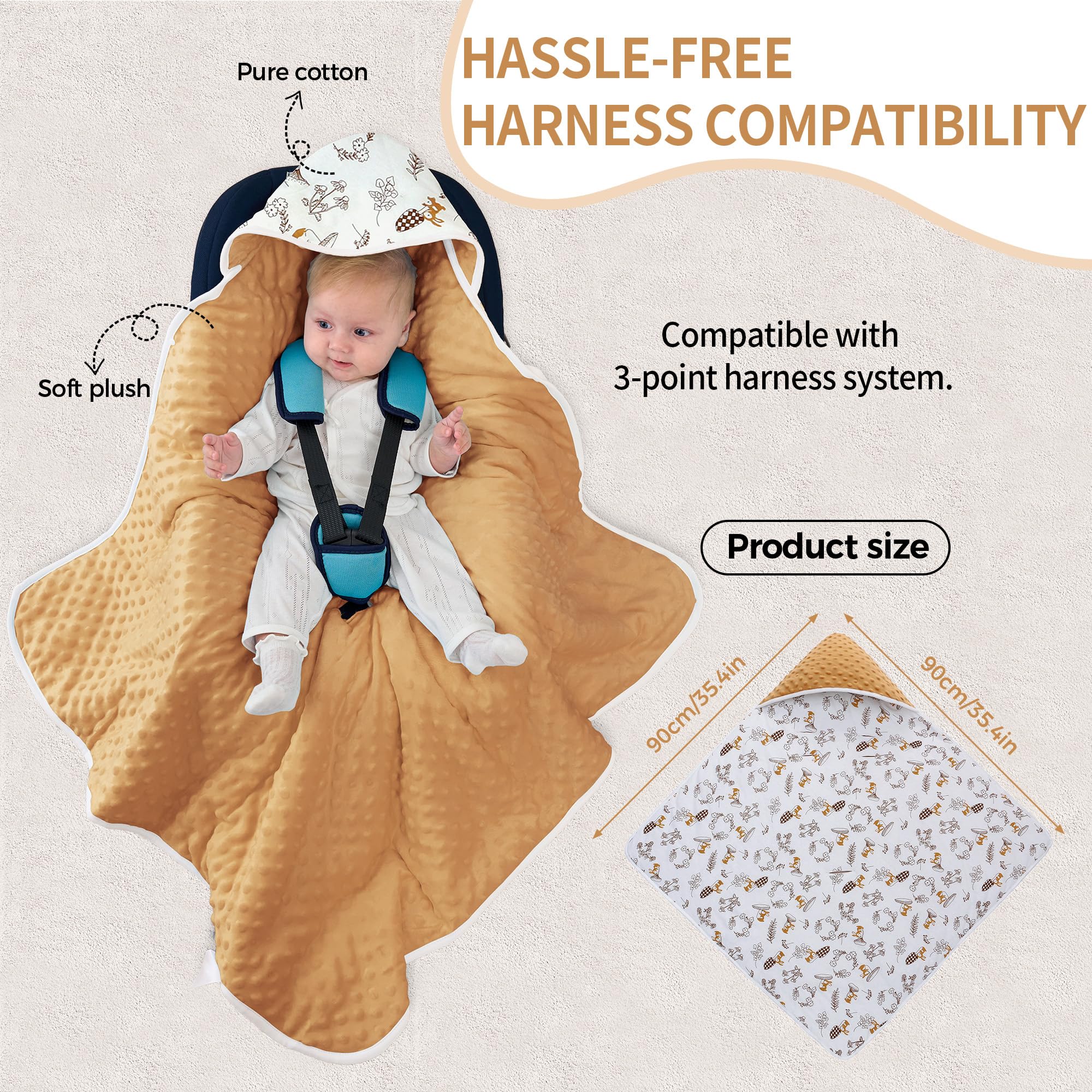 Miracle Baby bunting alternative provides cozy layering on chilly days
