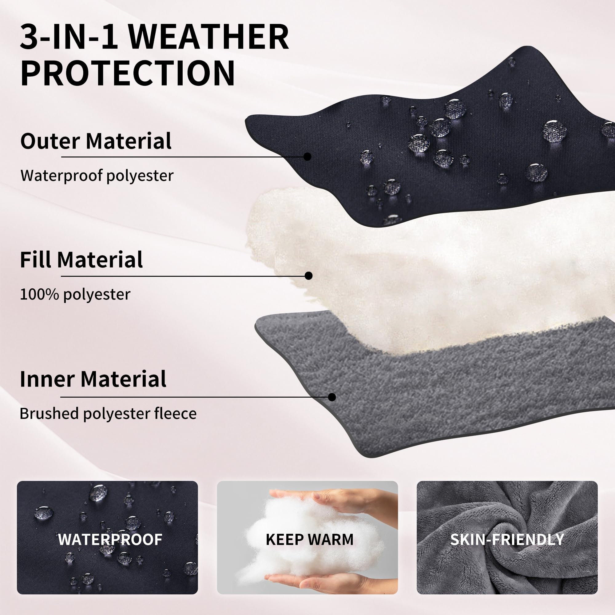 Miracle Baby bunting bag plush fleece lining provides warmth