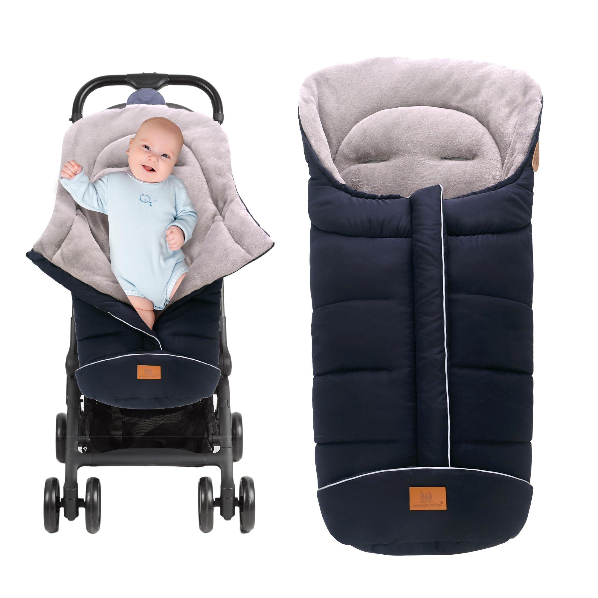 Miracle Baby bunting bag windproof shell protects stroller rides