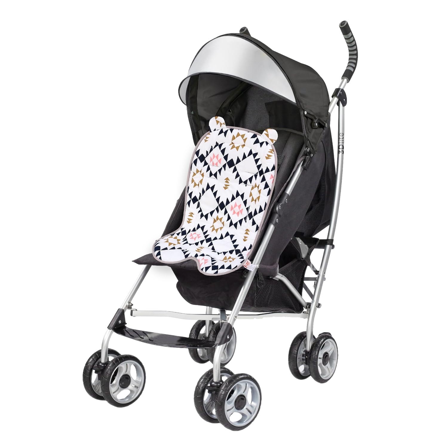 Miracle Baby durable seat pad is machine washable for easy care.