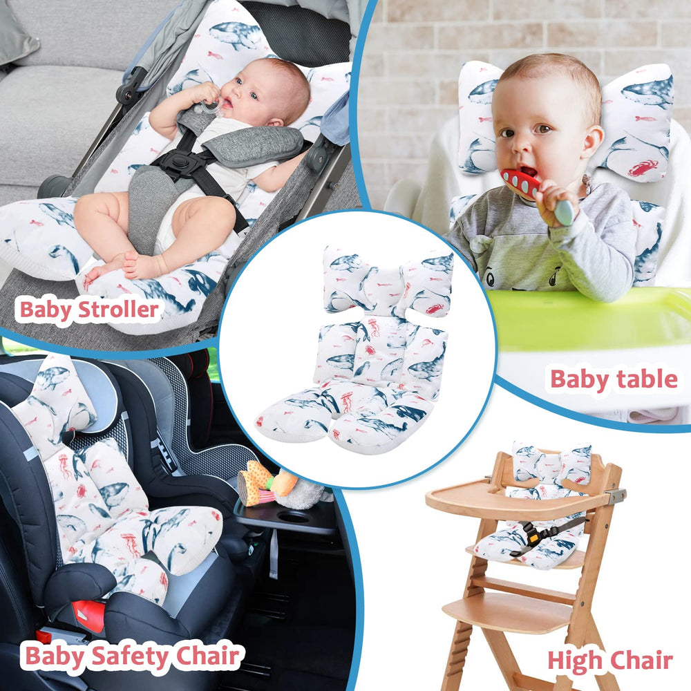 Miracle Baby easy-install back buckle secures cushion in place.