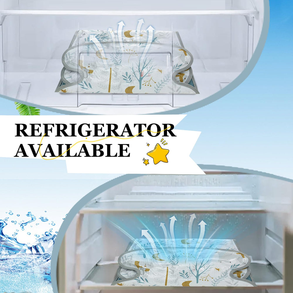 Miracle Baby gel car seat cooler pad with reversible design for two looks.