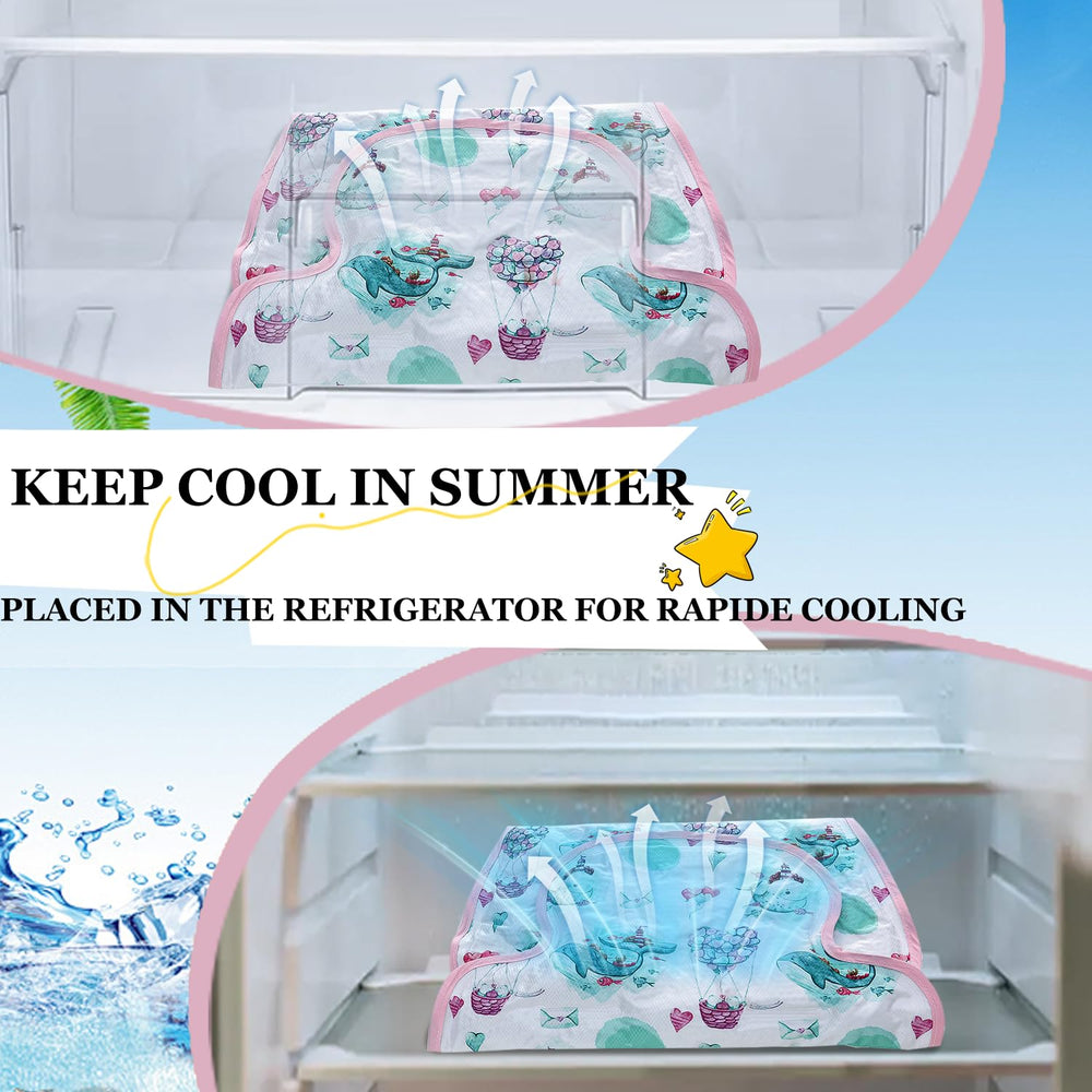 Miracle Baby cooling pad features ultra-soft, skin-friendly fabric on both sides.