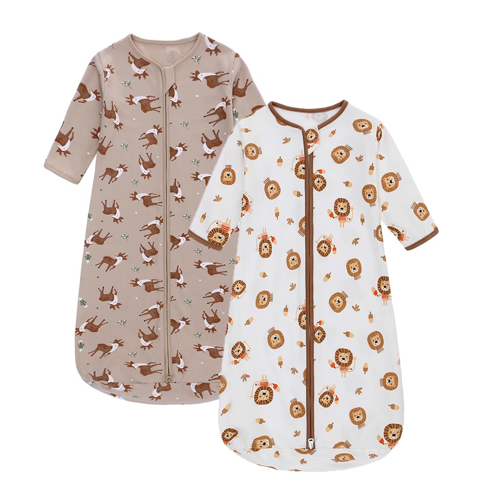 Miracle Baby long sleeve sleep sack in soft cotton for gentle sleep.