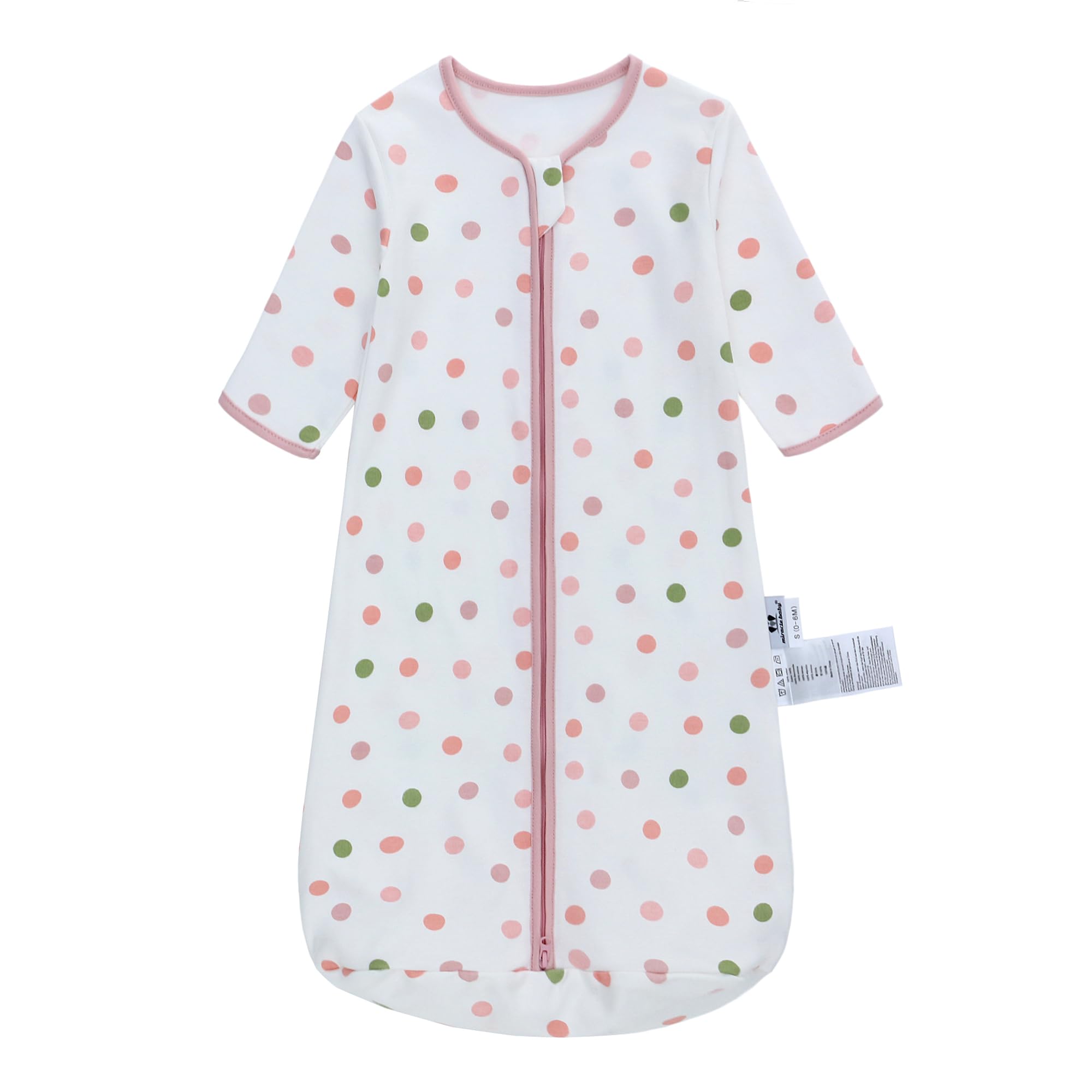 Miracle Baby long sleeve sleep sack dot pattern for cozy baby sleep
