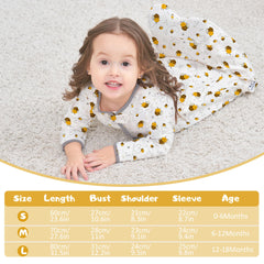 Miracle Baby sleep bag owl pattern back view for cozy sleep