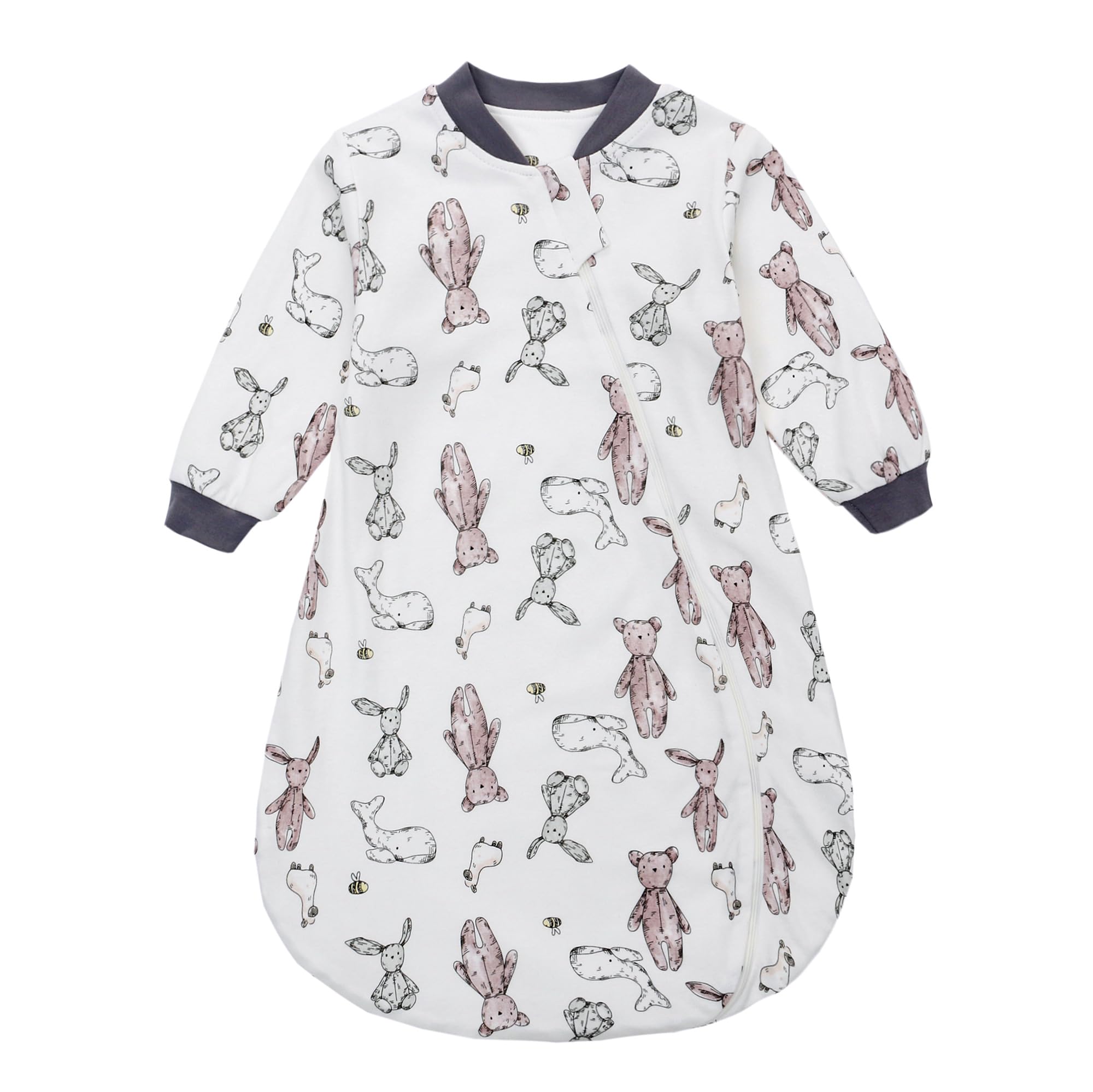 Miracle Baby Sleep Sack long-sleeve design offers cozy year-round warmth.