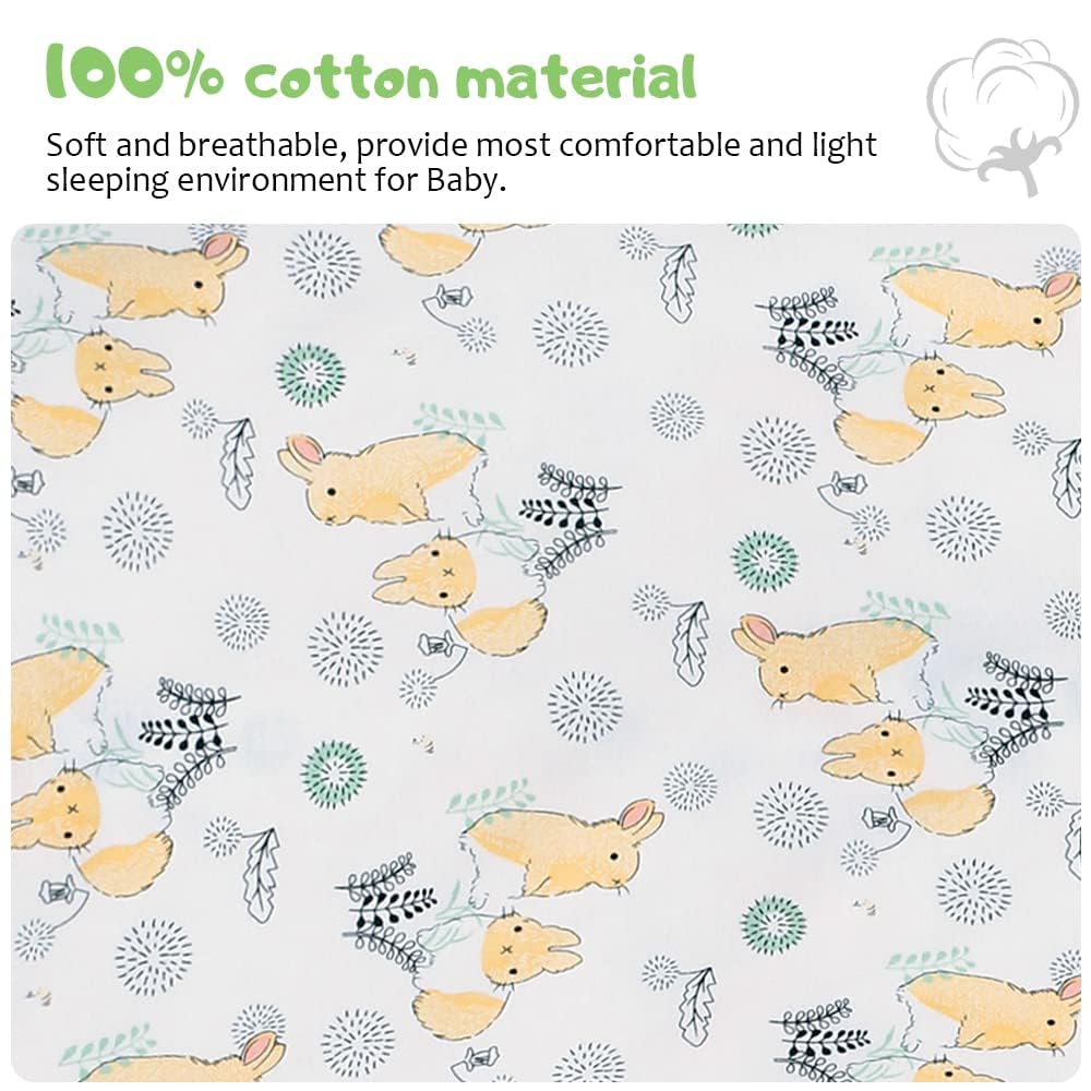 Miracle Baby sleep sack close-up of 100% cotton texture for soft skin