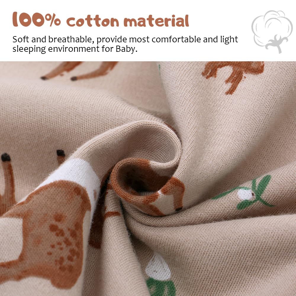 Miracle Baby sleep sack bottom-up zip for easy diaper changes.