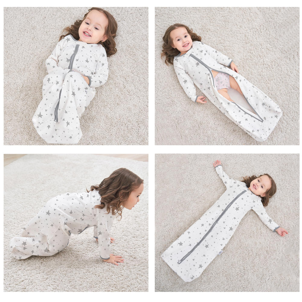 Miracle Baby cotton sleep sack delivers breathable warmth for restful nights.