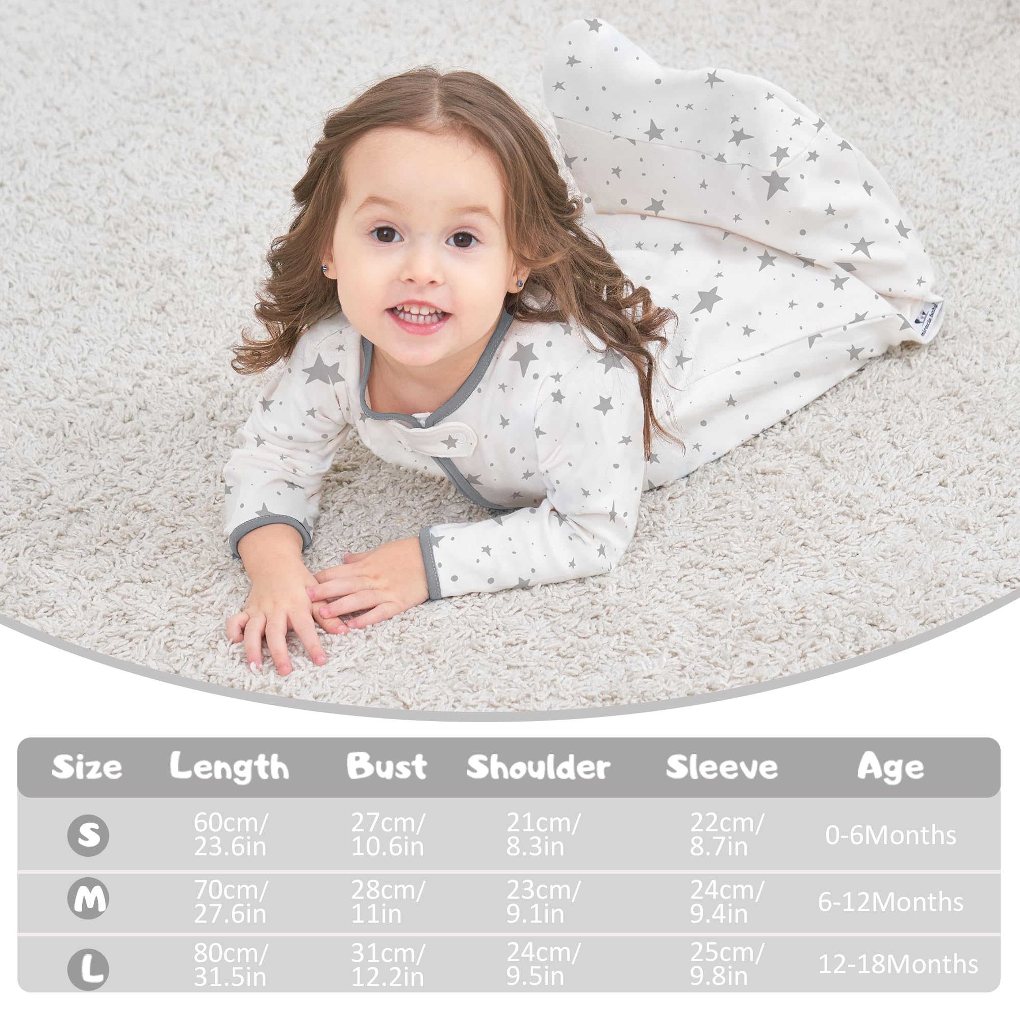 Miracle Baby hip friendly design supports natural leg movement.