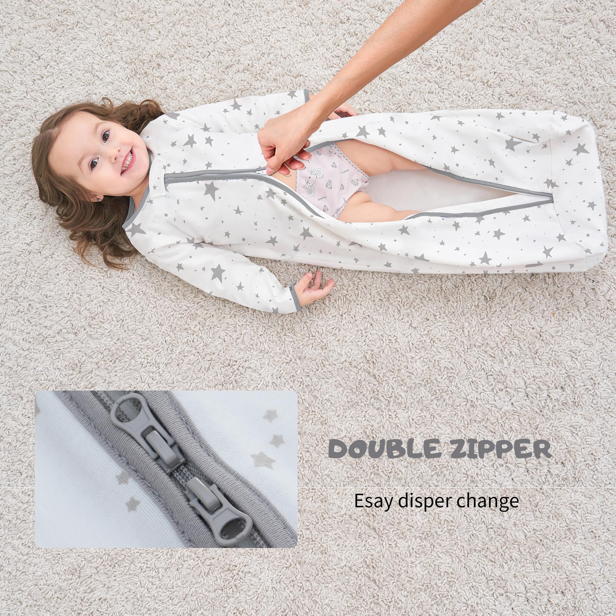 Miracle Baby easy-care cotton fabric simplifies washing for busy caregivers.