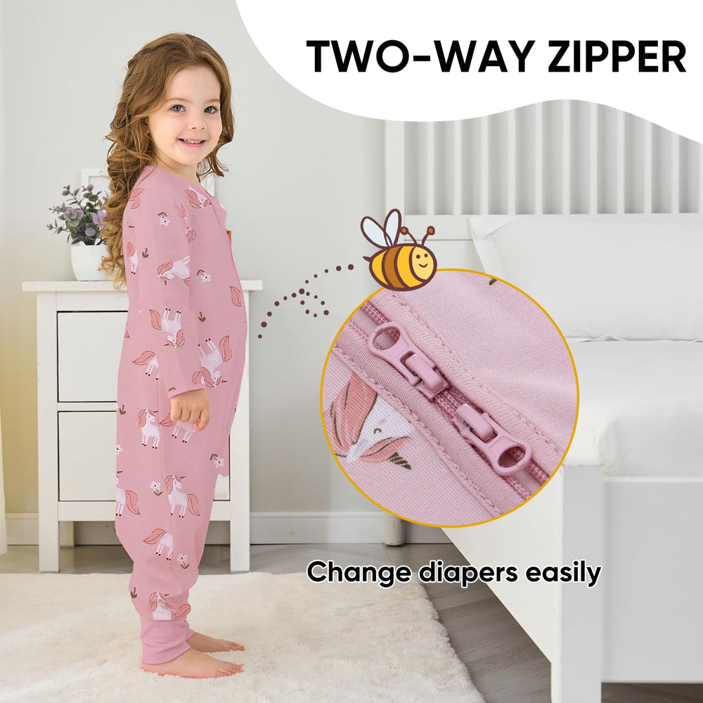 Miracle Baby sleep sack leg area design for natural frog-leg posture
