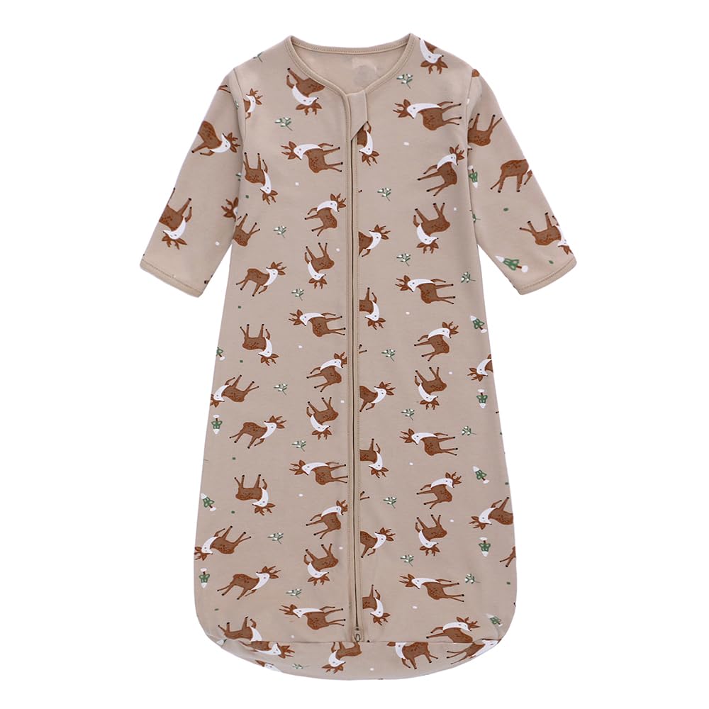 Miracle Baby sleep sack long sleeve 12-18m on baby, soft and breathable.