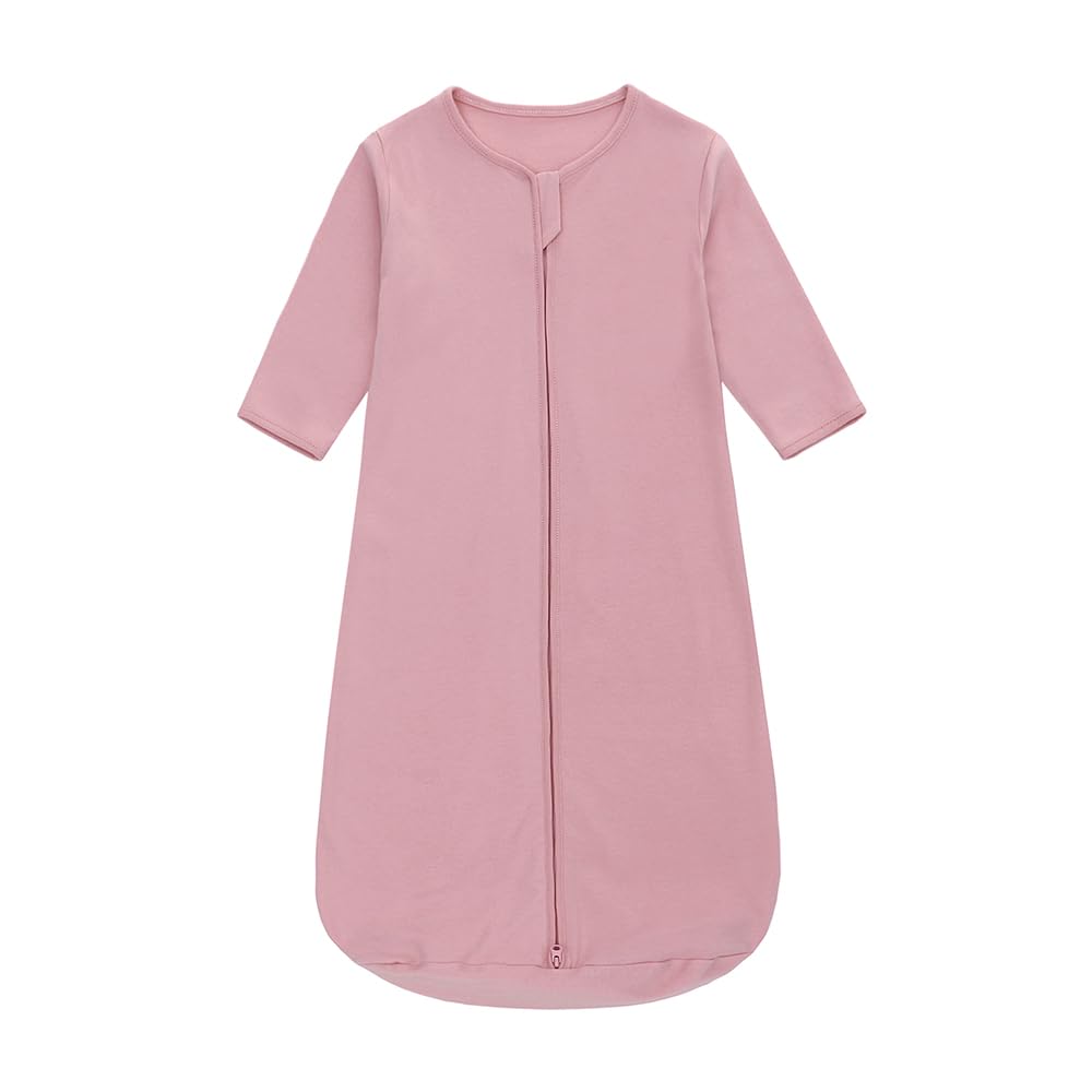 Miracle Baby Sleep Sack long sleeve with bottom-up zipper for quick diaper changes.