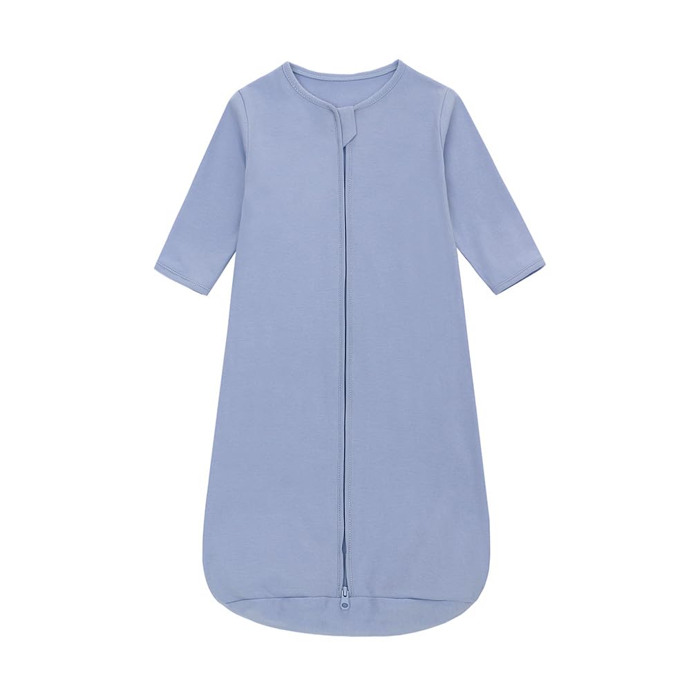 Miracle Baby Sleep Sack long sleeve model on baby for cozy nighttime comfort.