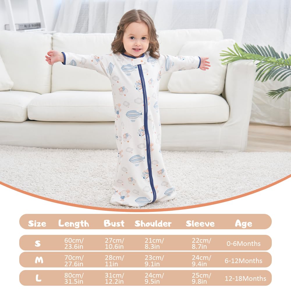 Miracle Baby Sleep Sack roomy design for comfortable kicks and turns.