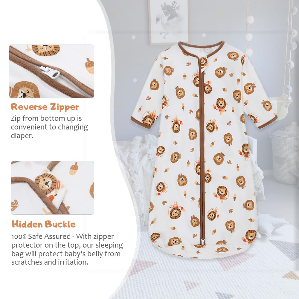 Miracle Baby Sleep Sack size options up to 19 months.
