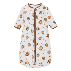 Miracle Baby Sleep Sack long sleeve fabric close-up showing soft cotton texture for sensitive skin.