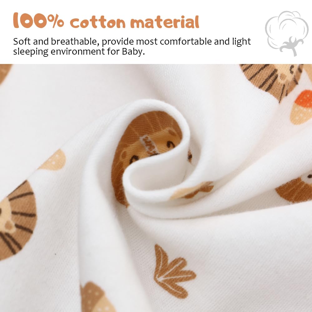 Miracle Baby Sleep Sack with bottom-up zipper for quick diaper changes.