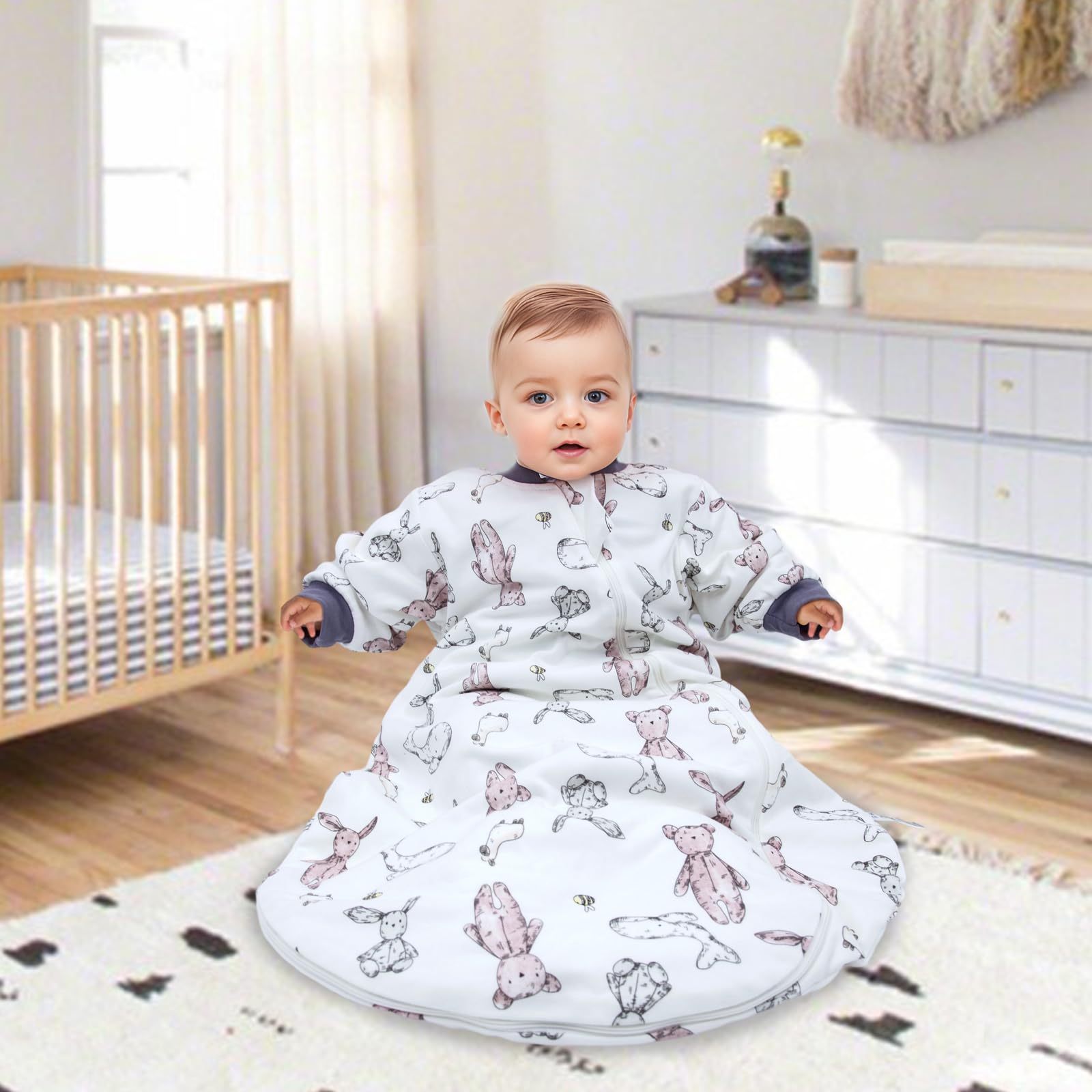 Miracle Baby Sleep Sack is machine washable for busy caregivers.