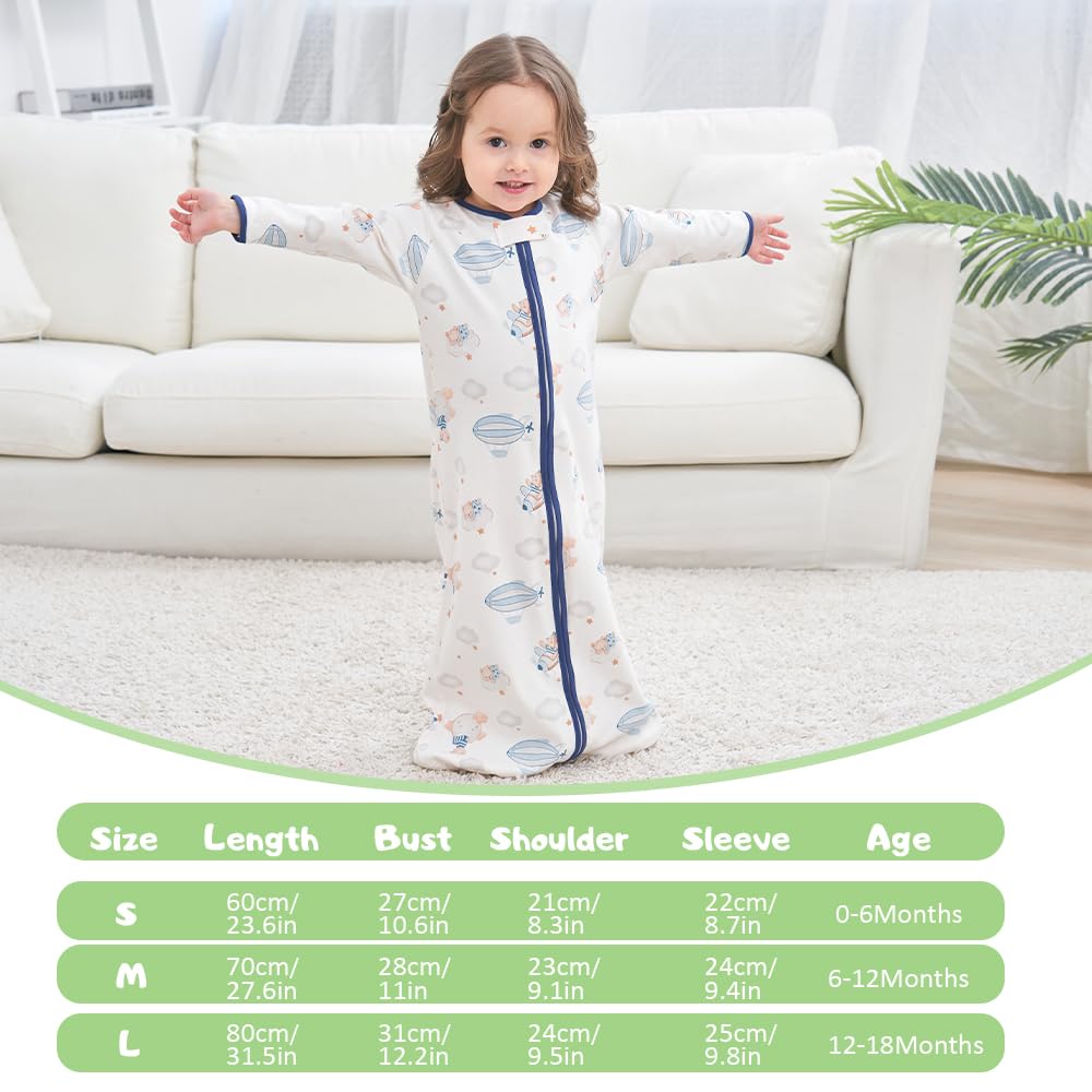 Miracle Baby Sleep Sack roomy design allows natural kicking warmth.