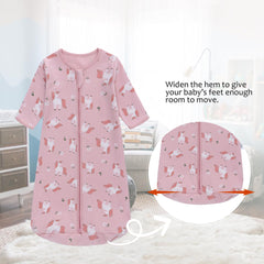 Miracle Baby Sleep Sack roomy hem supports kicking and hip-friendly movement