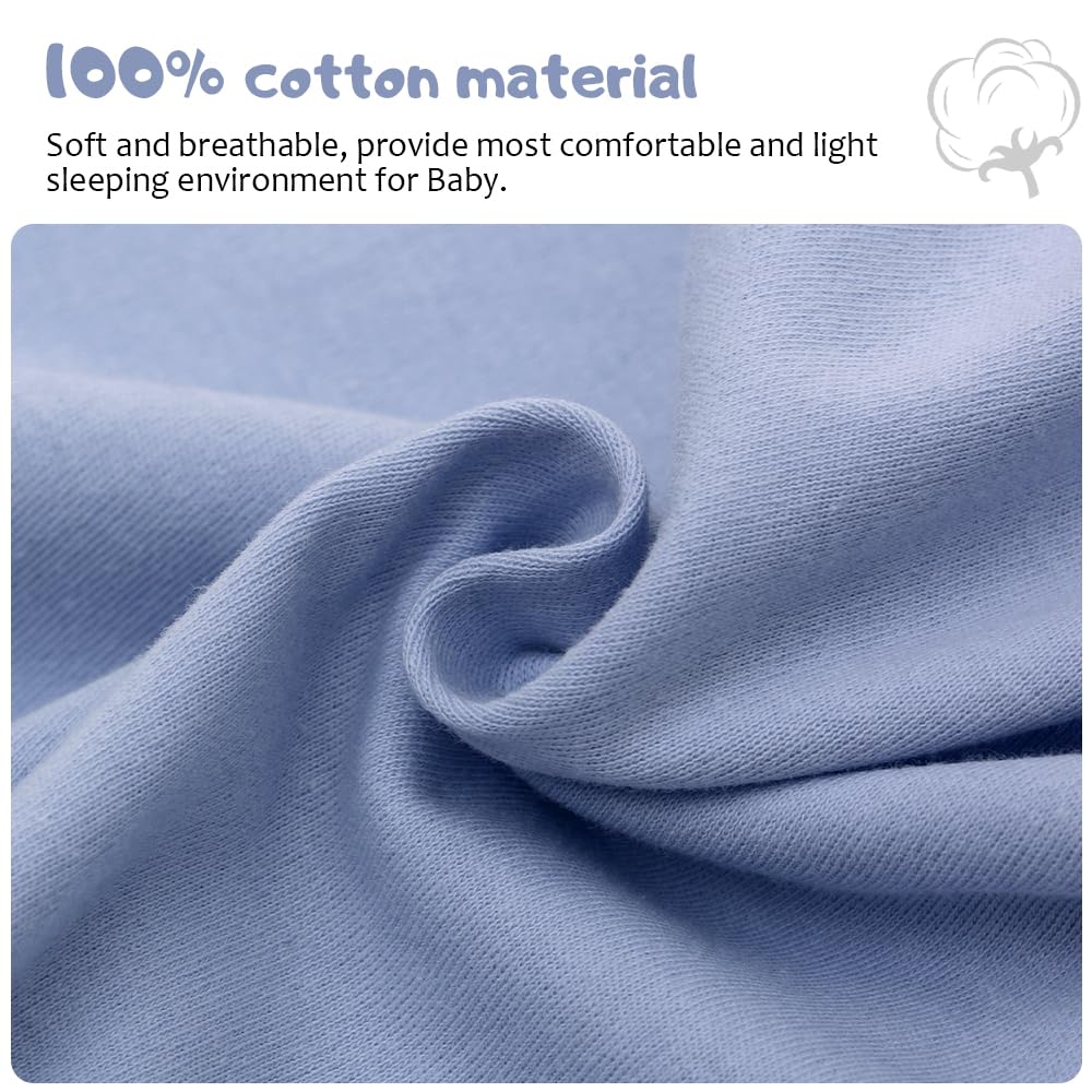 Miracle Baby Sleep Sack safety zipper protection prevents scratches during diaper changes.