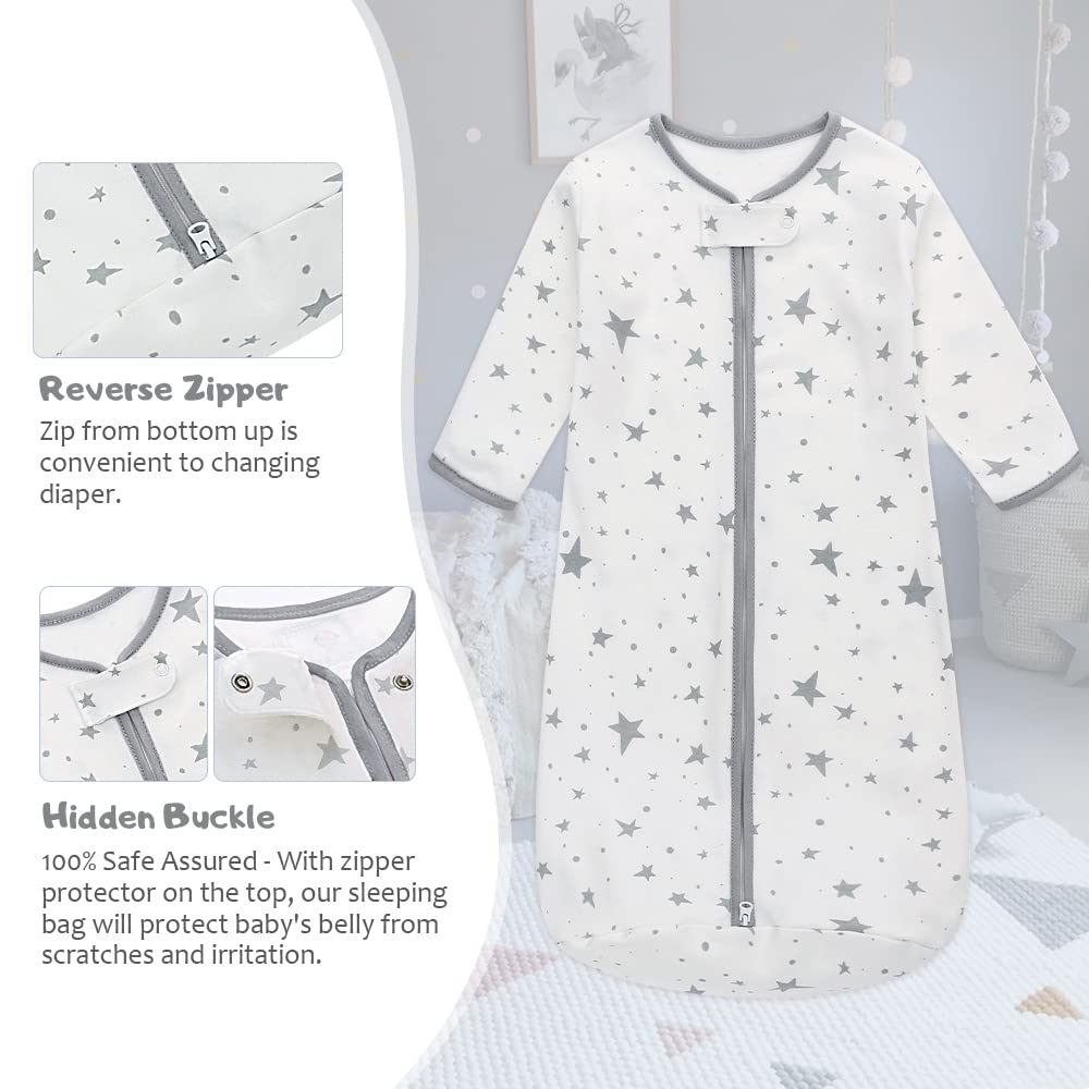 Miracle Baby Sleep Sack safety zipper design with guard for baby’s skin