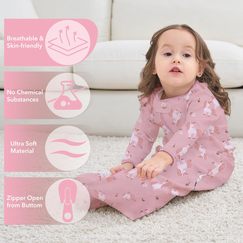 Miracle Baby Sleep Sack safety zipper aids easy diaper changes