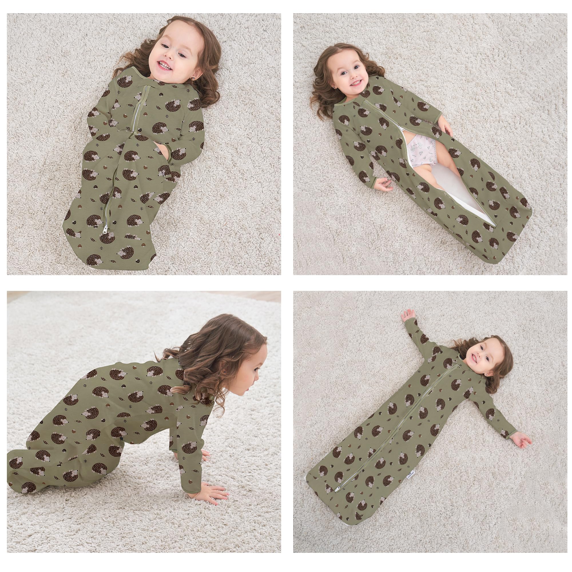 Miracle Baby sleep sack size chart highlights fit options