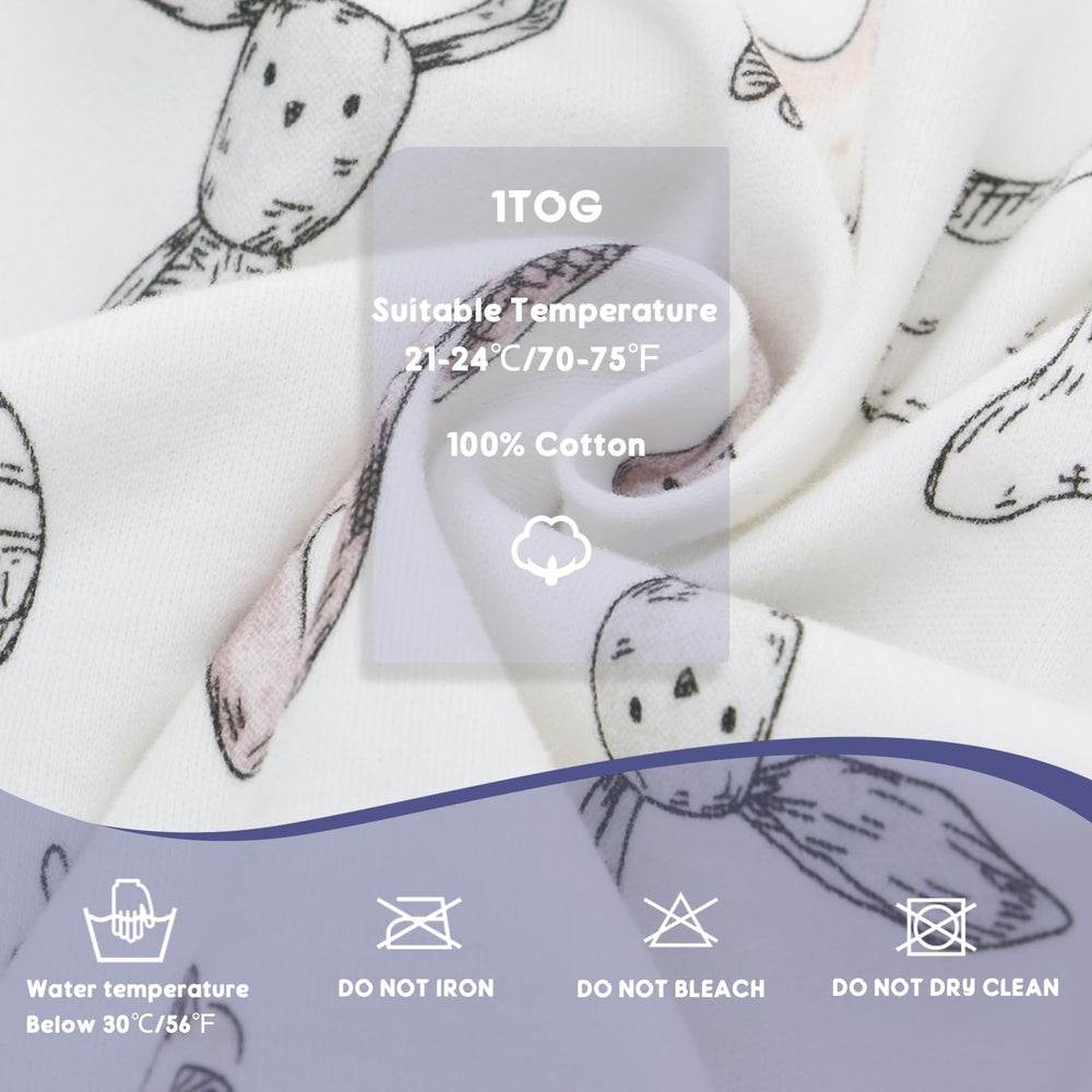 Miracle Baby Sleep Sack size options help find the perfect fit.