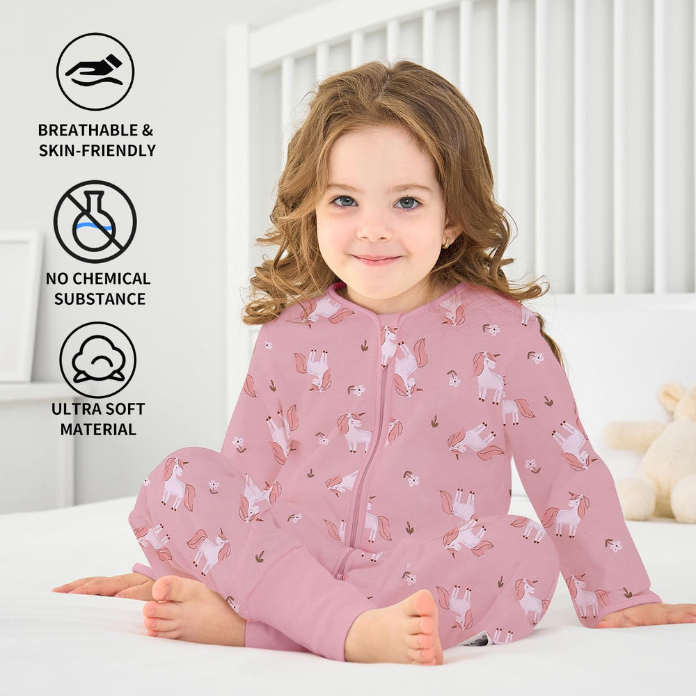 Miracle Baby sleep sack size chart for growing toddlers