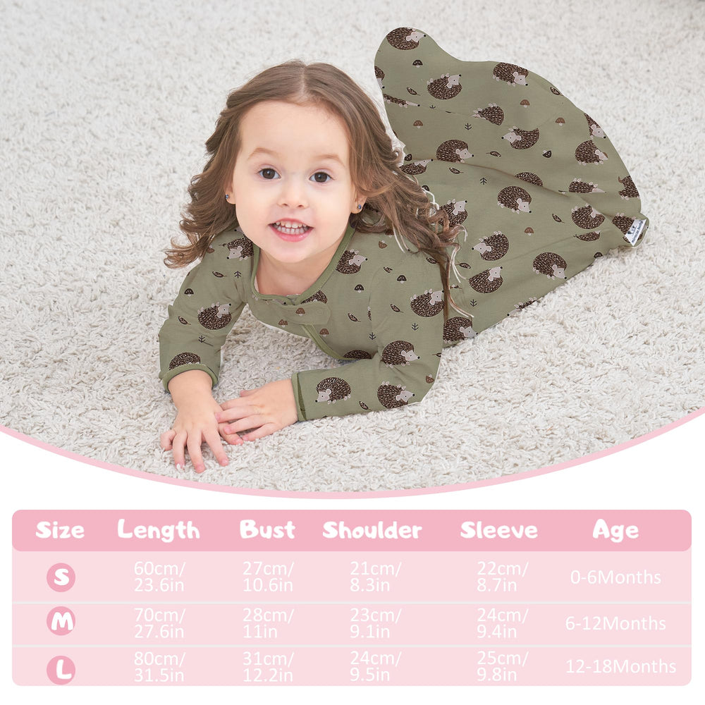 Miracle Baby child wearing sleep sack demonstrates safe warmth