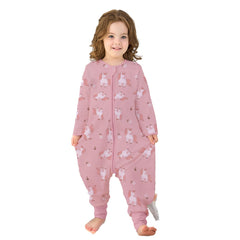 Miracle Baby sleep sack with feet front view showing breathable cotton comfort