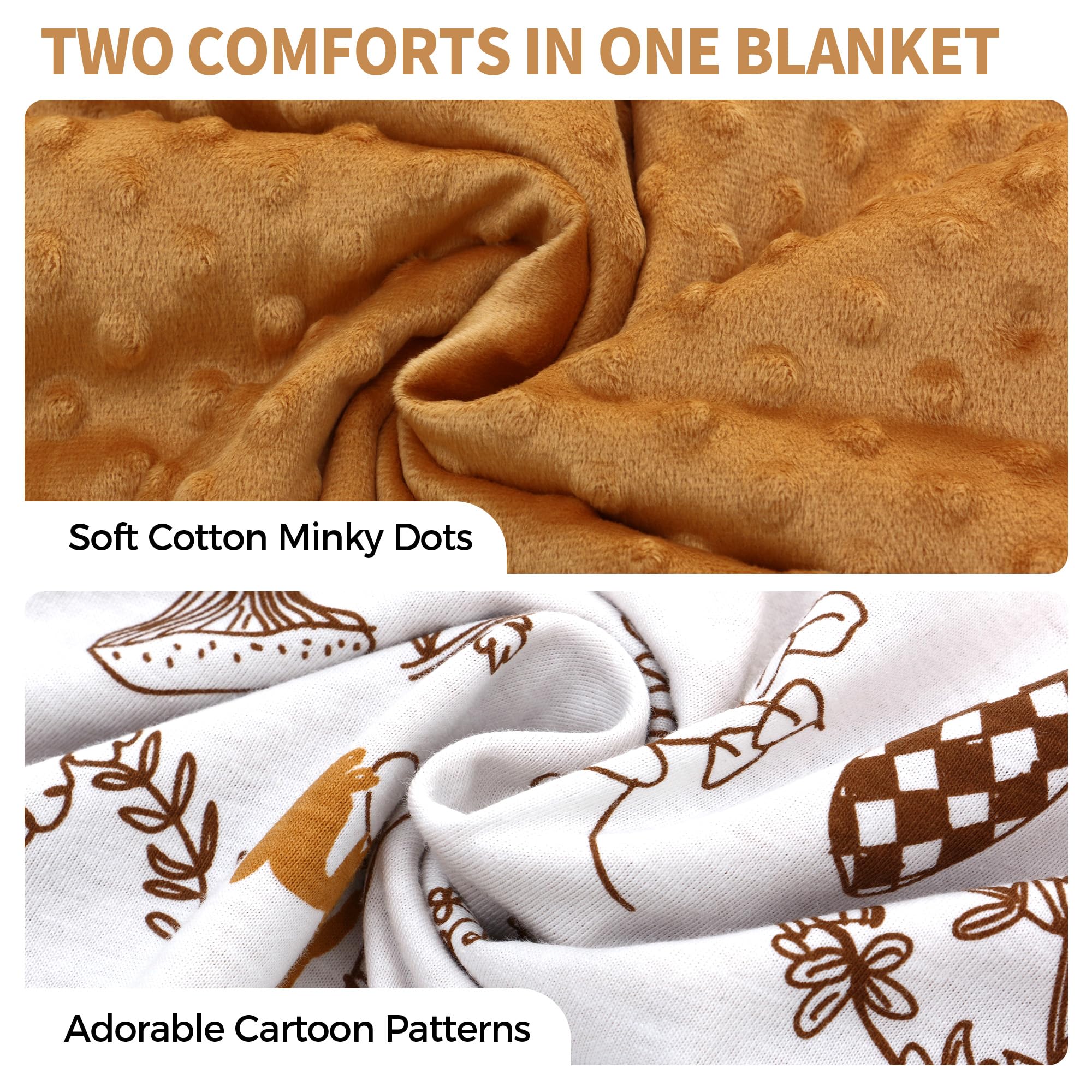 Miracle Baby soft minky dots fabric close-up highlighting tactile comfort
