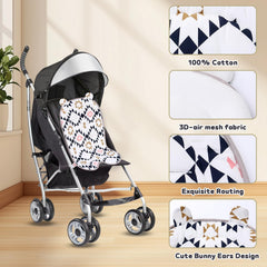 Miracle Baby 3D mesh cushion provides breathable moisture-wicking support.