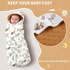 Miracle Baby stroller footmuff mode adds warmth during strolls