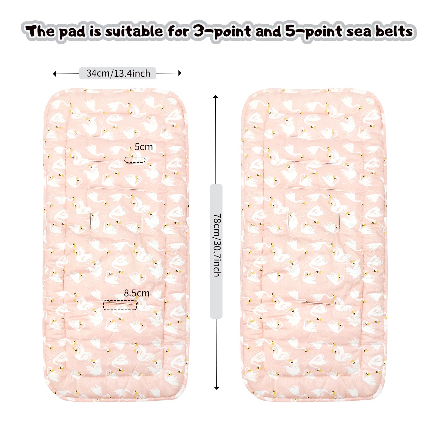 Miracle Baby liner sized 34x78 cm offering extra cushioning.