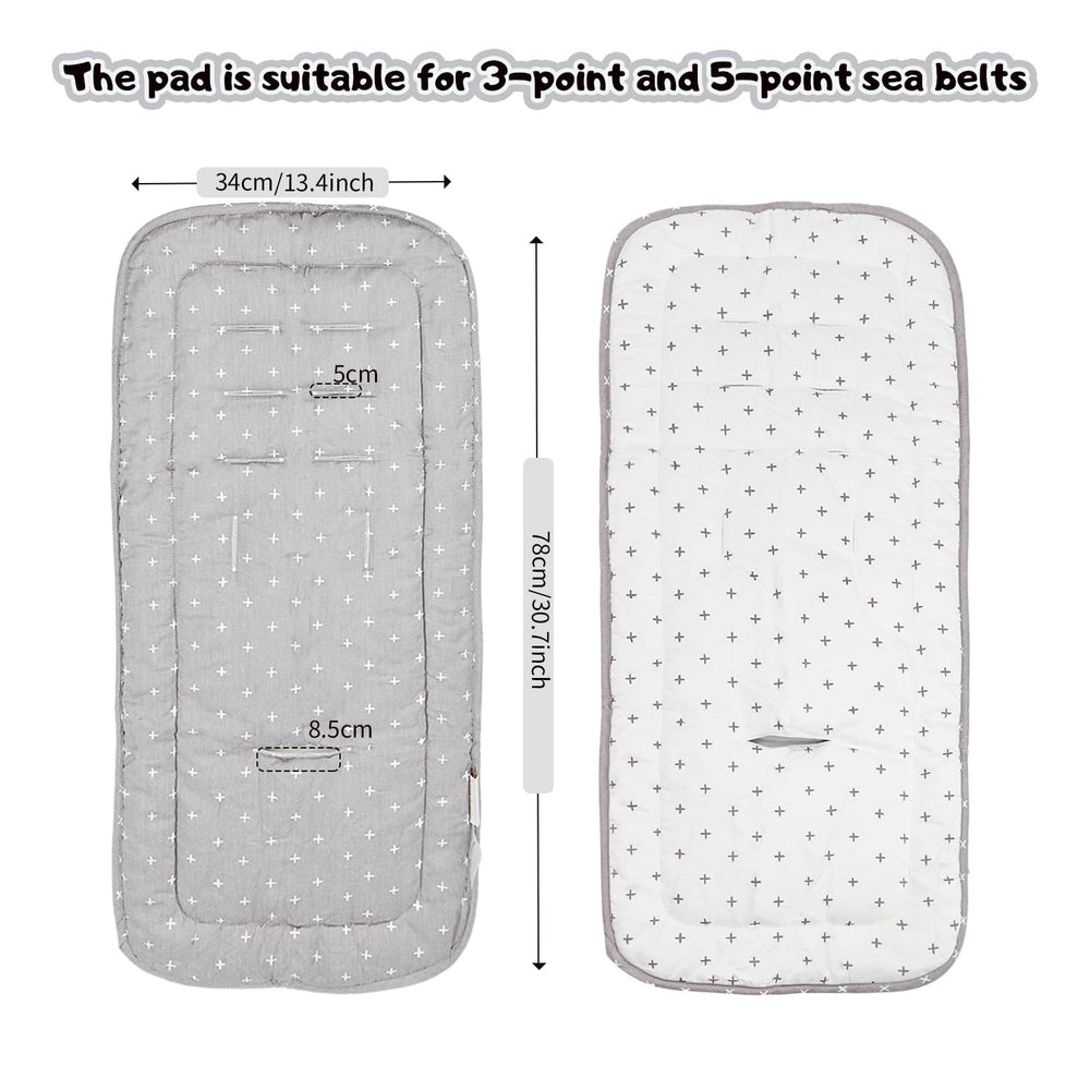 Miracle Baby easy-install seat liner attaches in minutes without tools.